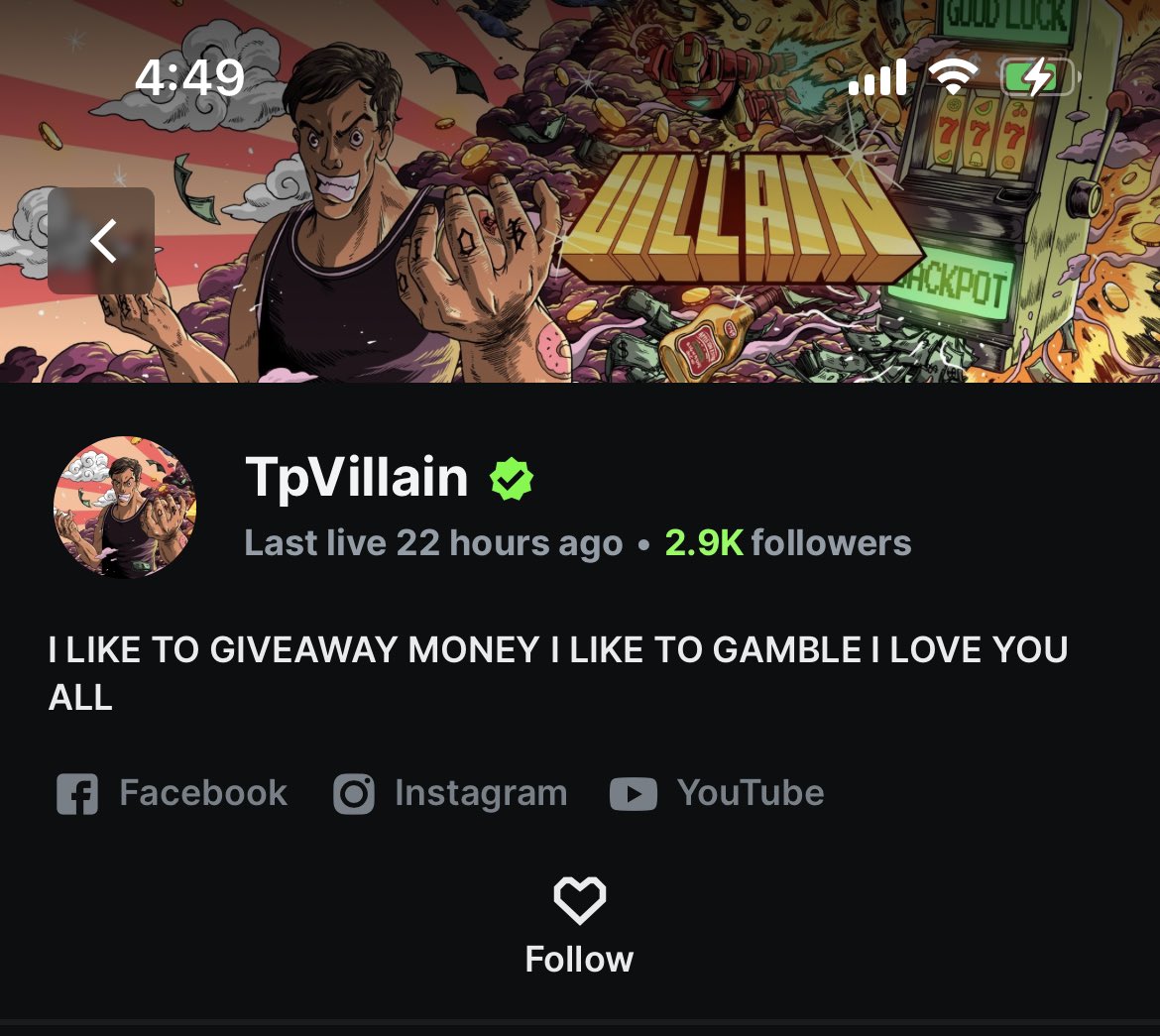 🔴50$ eth giveaway 🔴
1: follow me on kick and screenshot below. (Kick.com/tpvillain) 
2: tag 2 people and retweet 

Winner drawn in 7 days go now 

#eth #Solana #kick #giveaway