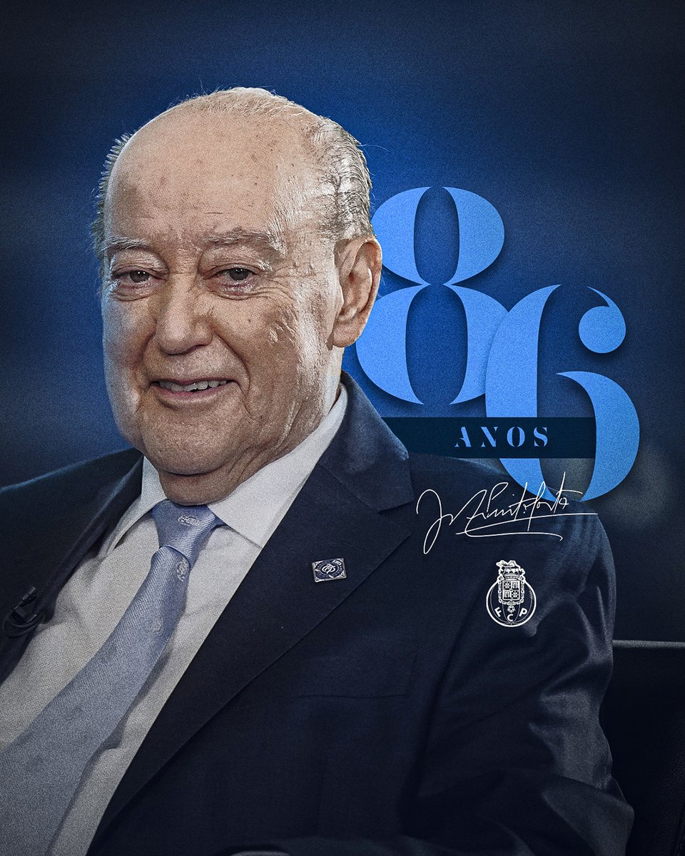 Uma marca inapagável 💙 86 anos a defender as nossas cores 🙌

Parabéns, Presidente 👏

#ImortaisPorDireito