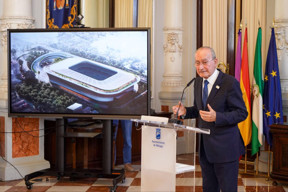 El <a href="/CDMALAGA1903/">CDMalaga1903</a> llega a un acuerdo con el ayuntamiento para  colaborar en la remodelación de La Rosaleda de cara al mundial 2030. 

Gracias a <a href="/pacodelatorrep/">Paco de la Torre</a> y Grupo Orp por la colaboración.

Seguimos… 💪🏻💚💜