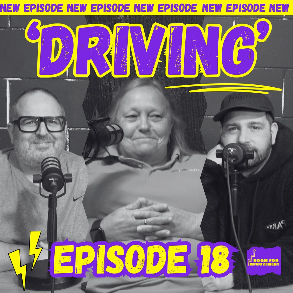 EPISODE 18 ⚡️🚘️ and it's the December special!! Before Danny and Justin retake their driving tests, they invite Carol of Kings Driving School into their Room for Improvement to chat slow drivers, speeding points &amp; theory tests 🚗 🏁
⁠
🎧️: linktr.ee/rfipod

#improve