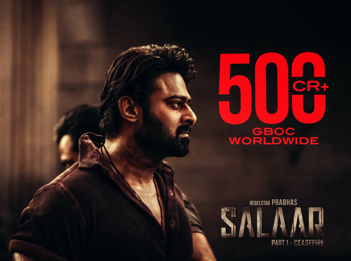 TrendsPrabhas's tweet photo. #Salaar is a certified Blockbuster with a super strong Day 6 and all set to end the week on high, followed by an extended second weekend!
The Rebelstar #Prabhas starrer has crossed 500cr mark and counting 💥🔥🔥 

 #SalaarCeaseFireHits500Crs https://t.co/NSzhdZ12H3