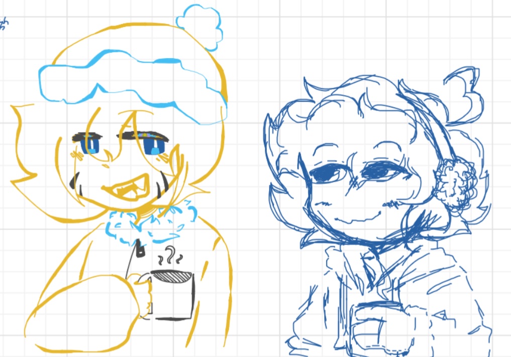 Rena79344312's tweet photo. Decided to remake an old drawing since it’s Winter timeee, I collabed with @Vibin_Friez , It was pretty fun lmao

#BobandBosip https://t.co/TX0Y7otS6Z