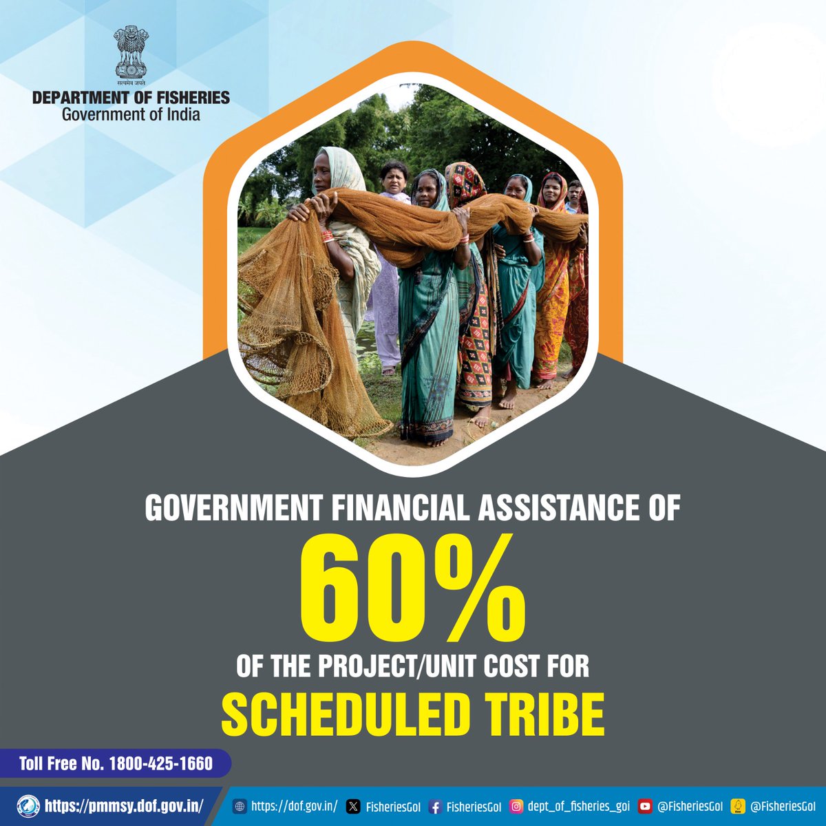 FisheriesGoI's tweet photo. Financial assistance under #PMMSY unlocking opportunities and potential of tribal communities. #Northeast #Connectivity #TribalProgress #CommunityUpliftment #TribalDevelopment https://t.co/xOKAnT81RJ