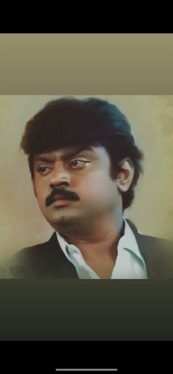 Parthiv_Mani's tweet photo. Thamizh thirai ulagin thannigarillaa varalaaru neengal 🤍 Rest in peace Dear Captain 🙏💔 #Vijayakanth https://t.co/ytUre9azki