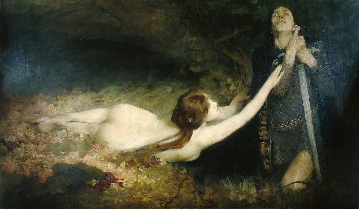 Malmostosa1's tweet photo. @HorrorCarnival Lawrence Koe - Venus and Tannhäuser https://t.co/KVKUWxd3US