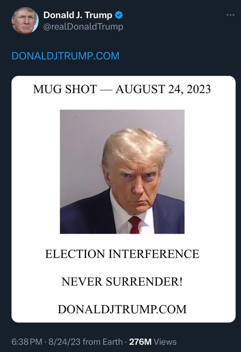 Never forget that Trump dropped the most iconic post of all time and hasn’t returned since