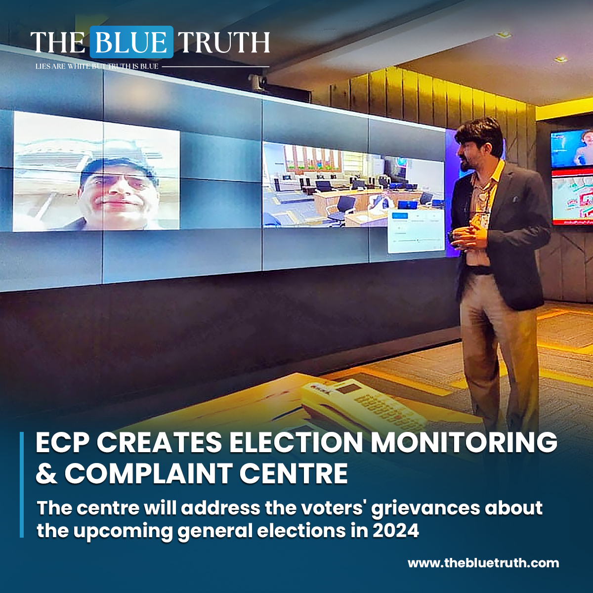 thebluetruth_'s tweet image. ECP establishes Election Monitoring and Complaint Centre.
The centre will address the voters&apos; grievances about the upcoming general elections in 2024.

#ECP #EMCC #ElectionMonitoring #VoterComplaints #GeneralElections2024 #tbt #TheBlueTruth