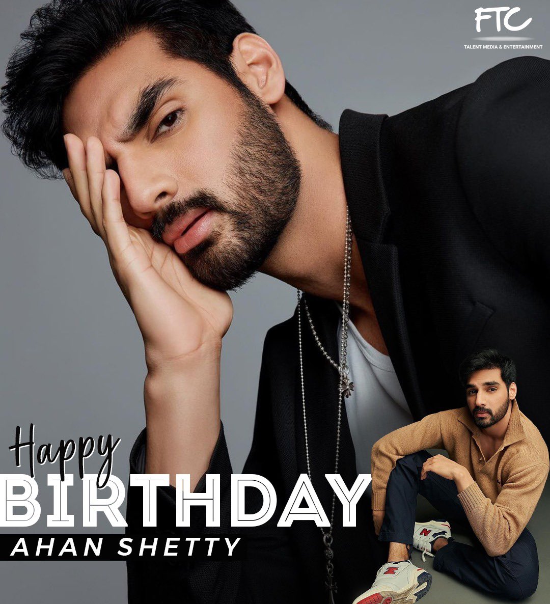 Happy birthday to the extraordinary @AhanShetty ! 🎉✨ May this year bring you all the love, success, and magical moments you deserve. Cheers to celebrating you today and always! 🎂 #HappyBirthday #AhanShetty
