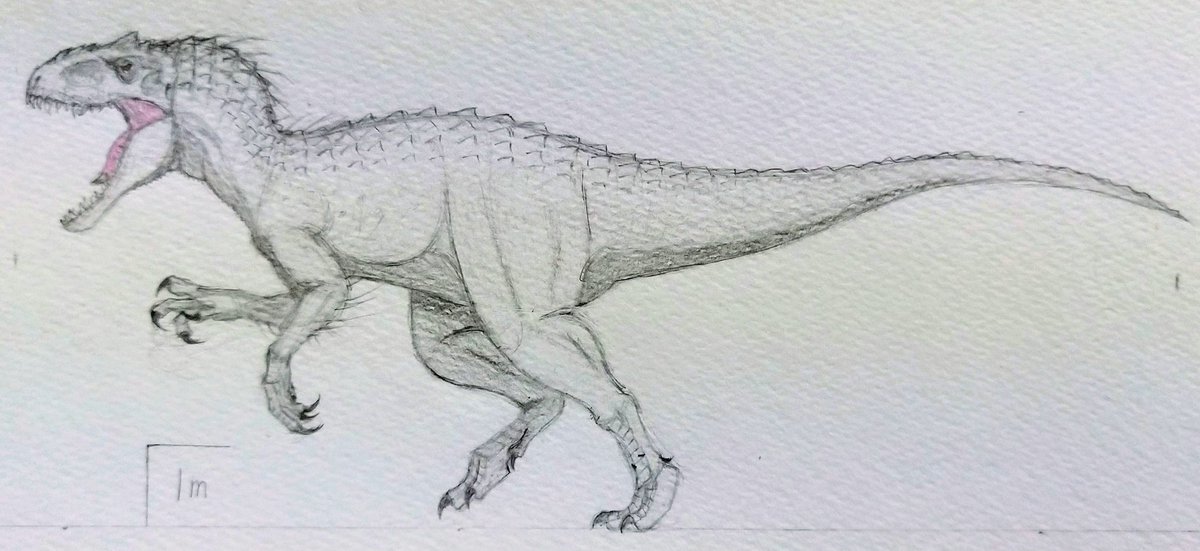 Spino_Rin's tweet image. #インドミナス・レックス
#Indominusrex
#ジュラシック・ワールド #JurassicWorld
#すぴりん架空生物図鑑〈1〉