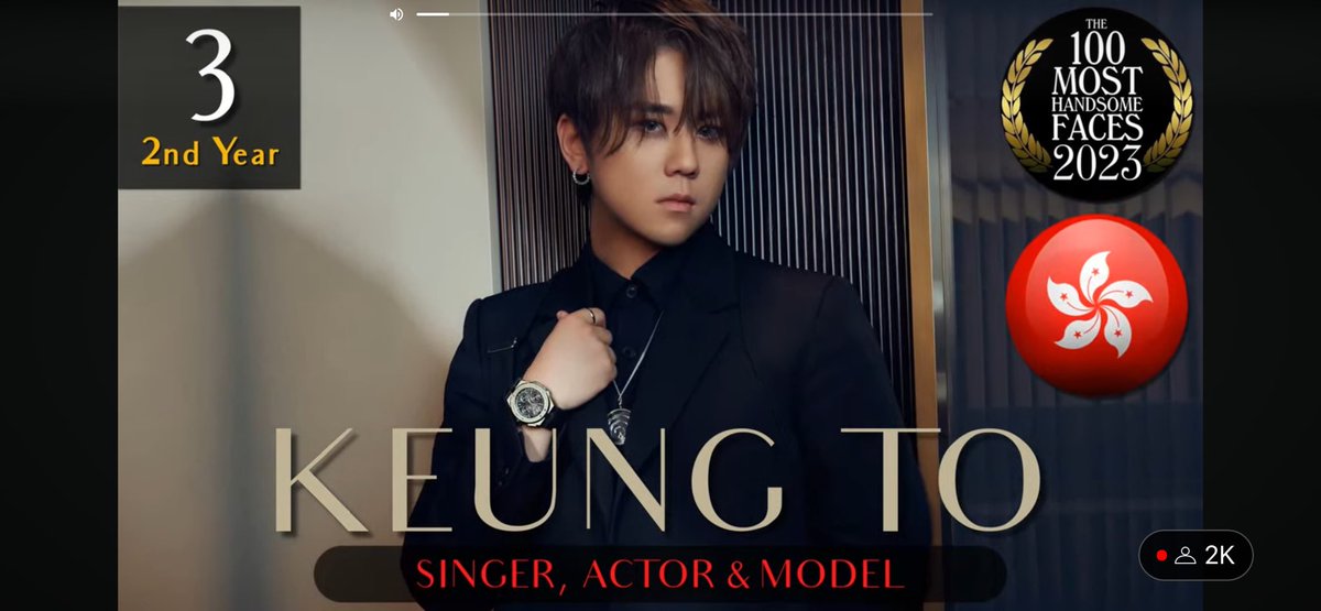 lai_smy's tweet photo. @tccandler Most handsome face, Keung To came 3rd this year for his 2nd Year in this contest ❤️ https://t.co/32gaXQ2wsS