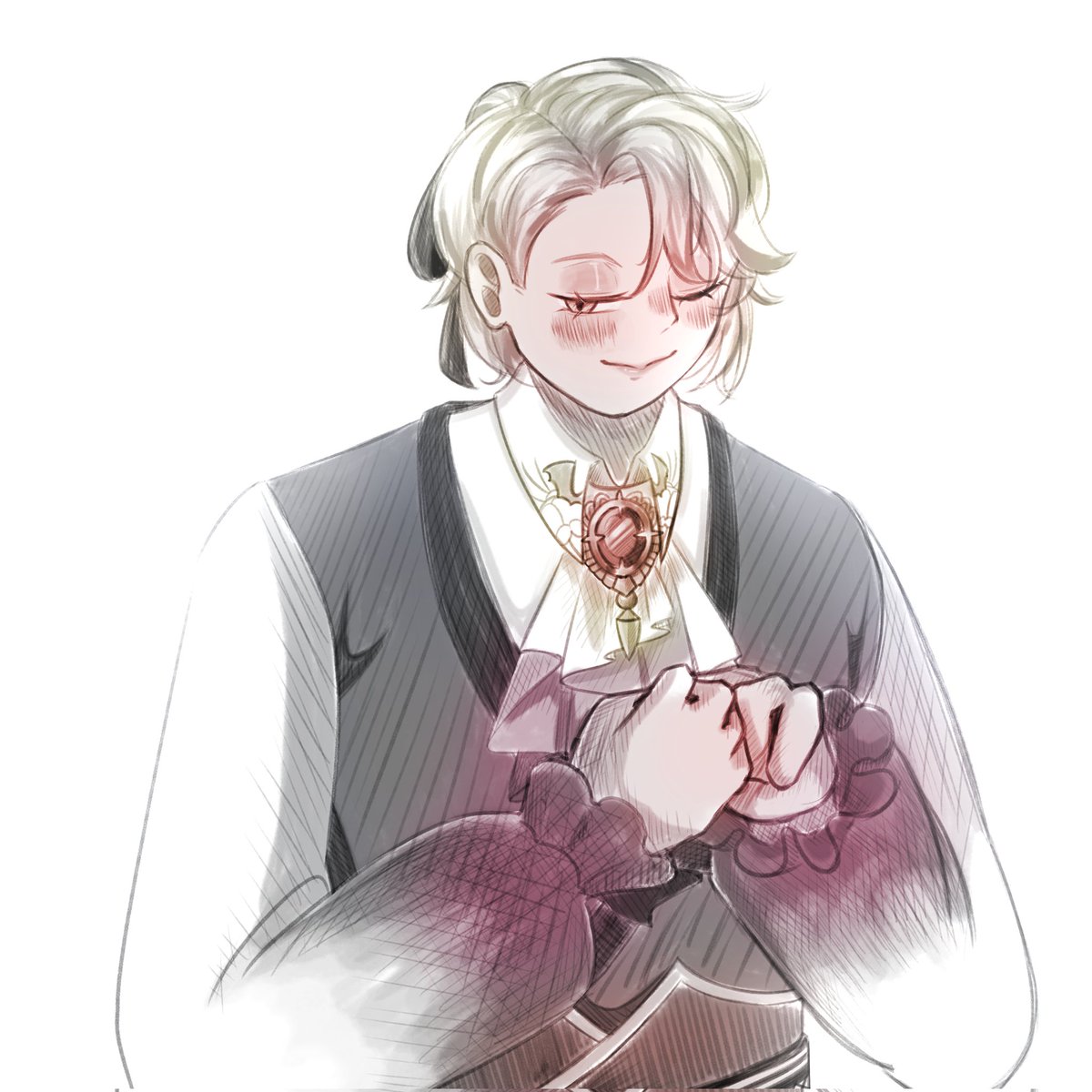 sanguinestroke's tweet photo. SICKLINGS SECRET SANTA FOR @mitsukiyukki
HE'S SO PRETTY, I HAD A FUN TIME SPEEDRUNNING THIS ART ๐ญ
MERRY LATE CHRISTMAS
#HEXYMAS https://t.co/en2BXRYSJD