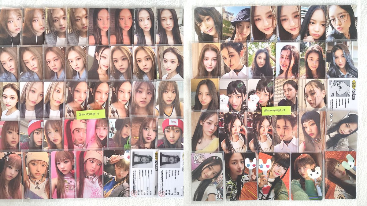 sununyang's tweet image. wts want to sell ─ lfb ina

misc newjeans photocards (mostly haerin) take all only with idr 2.285.000 excluding packing and shopee fees (no sensitive buyer)

west java, ina based (ww ok)
open sharing are allowed, dm for the pricelist 💬