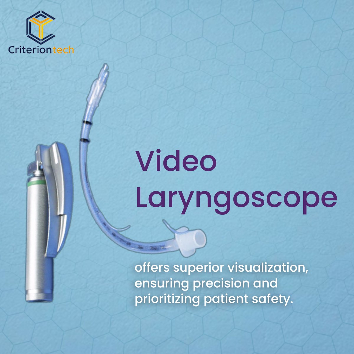 criterion_tech's tweet photo. Visualize success in intubation. Elevate your medical procedures. 👩⚕️🌟
Learn more at: https://t.co/bwA2X9KKbq
.
#VisualizationExcellence #LaryngoscopeInnovation #PatientSafetyFirst #PrecisionMedical #HealthcareTech #AdvancedVisualization #Criteria4Technology #CriterionTech https://t.co/FhI7kemLvd