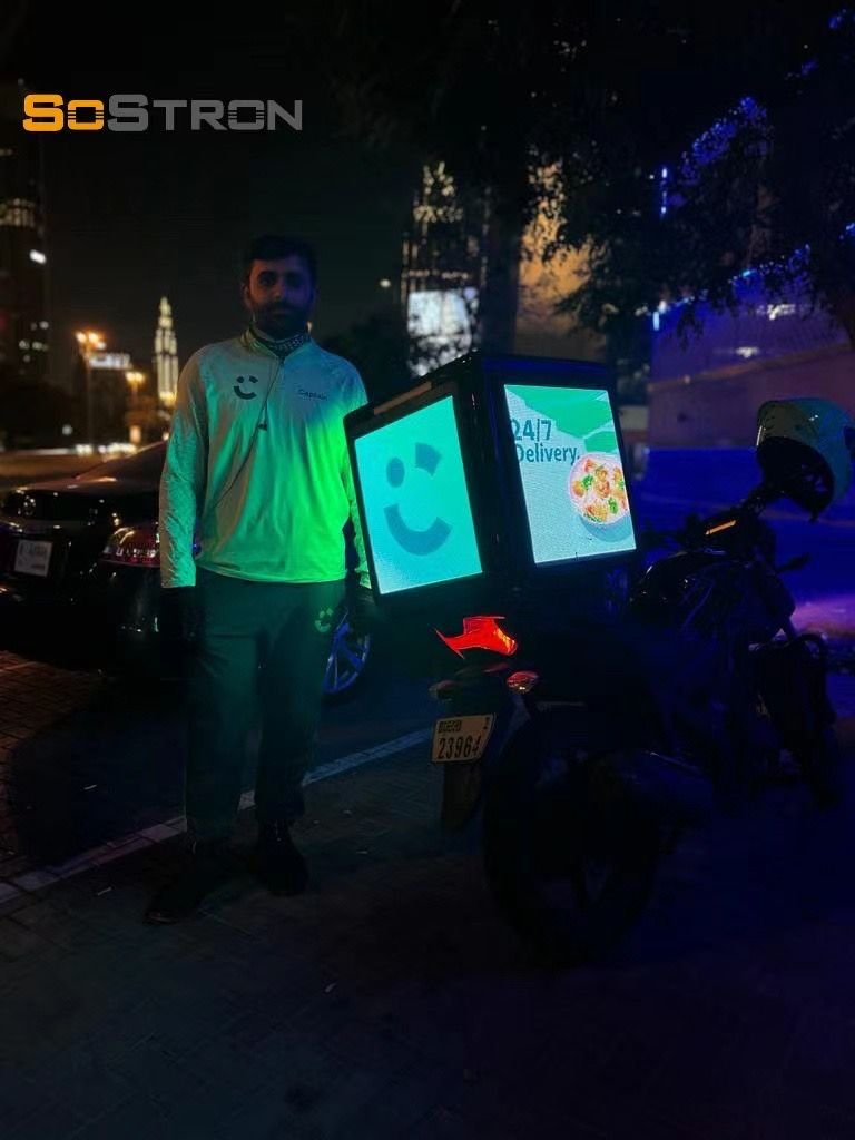 Huangliping21's tweet image. Plan your future~🚀

A new way for the advertising, for the live.
Delivery box with led screen on it, showing advertising when driving motocycle to every corner of the city.

SoStron - Be Part of the Future!
kelly@sostron.com
+86 175 0849 3369

#Sostron #deliverybox #outdoorled