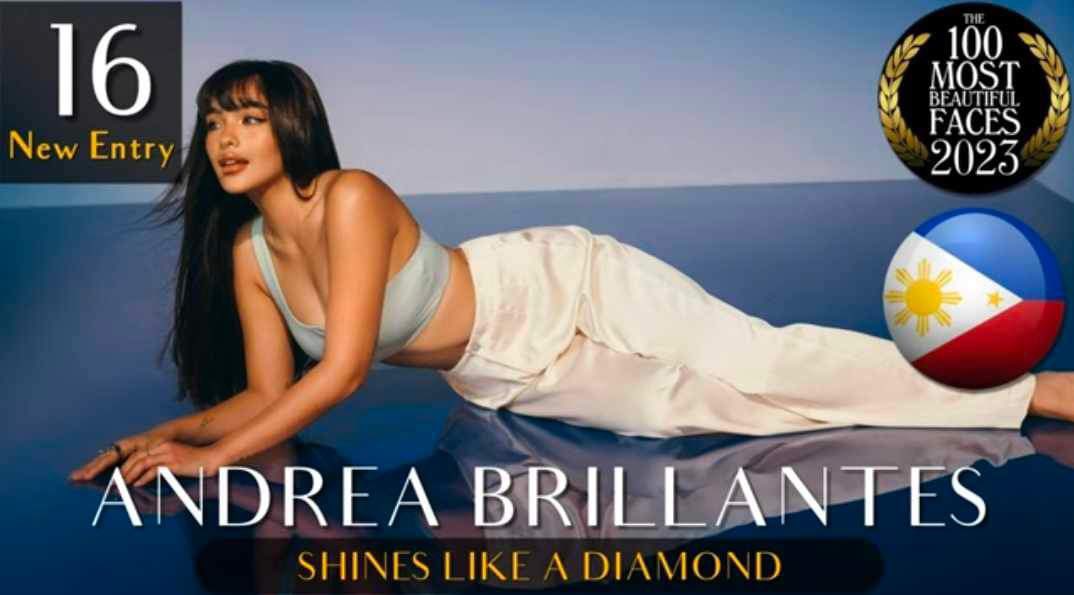 BrillantsOFC's tweet photo. Andrea Brillantes is one of the Most Beautiful Faces in the World!

She is the only Filipina inside the Top 20 (16th Place) ✨ https://t.co/fdeBtVyVB7