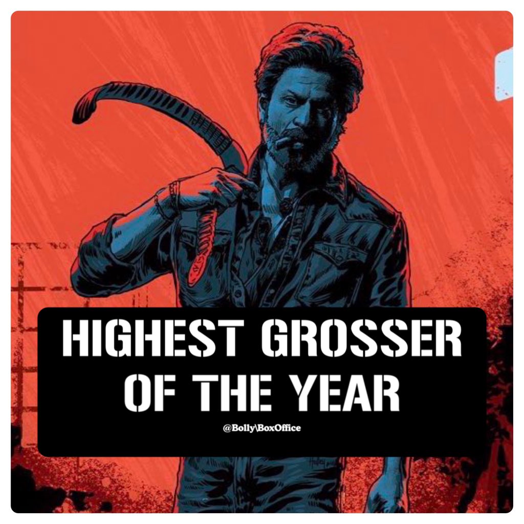 Bolly_BoxOffice's tweet image. Highest Grossing Indian Films in the last 6 years..

⭐️2017: #Baahubali2
⭐️2018: #Robot2 
⭐️2019: #AvengersEndGame
⭐️2021: #Pushpa
⭐️2022: #KGF2
⭐️2023: #Jawan 

Finally Bollywood is back on the Top.. #SRK has bring back the glory of Bollywood. #ShahRukhKhan