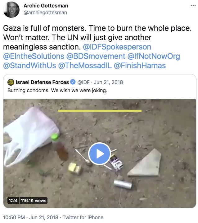JewBelong deleted this absolutely psychotic post, but it’s worth remembering the people who run that account are openly genocidal towards Palestinians in Gaza specifically