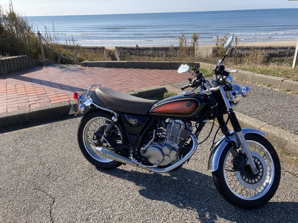 SR400_KO's tweet photo. 塩カル撒いて無い道を探し今年最後のお出かけ😃 https://t.co/iAKryxces7