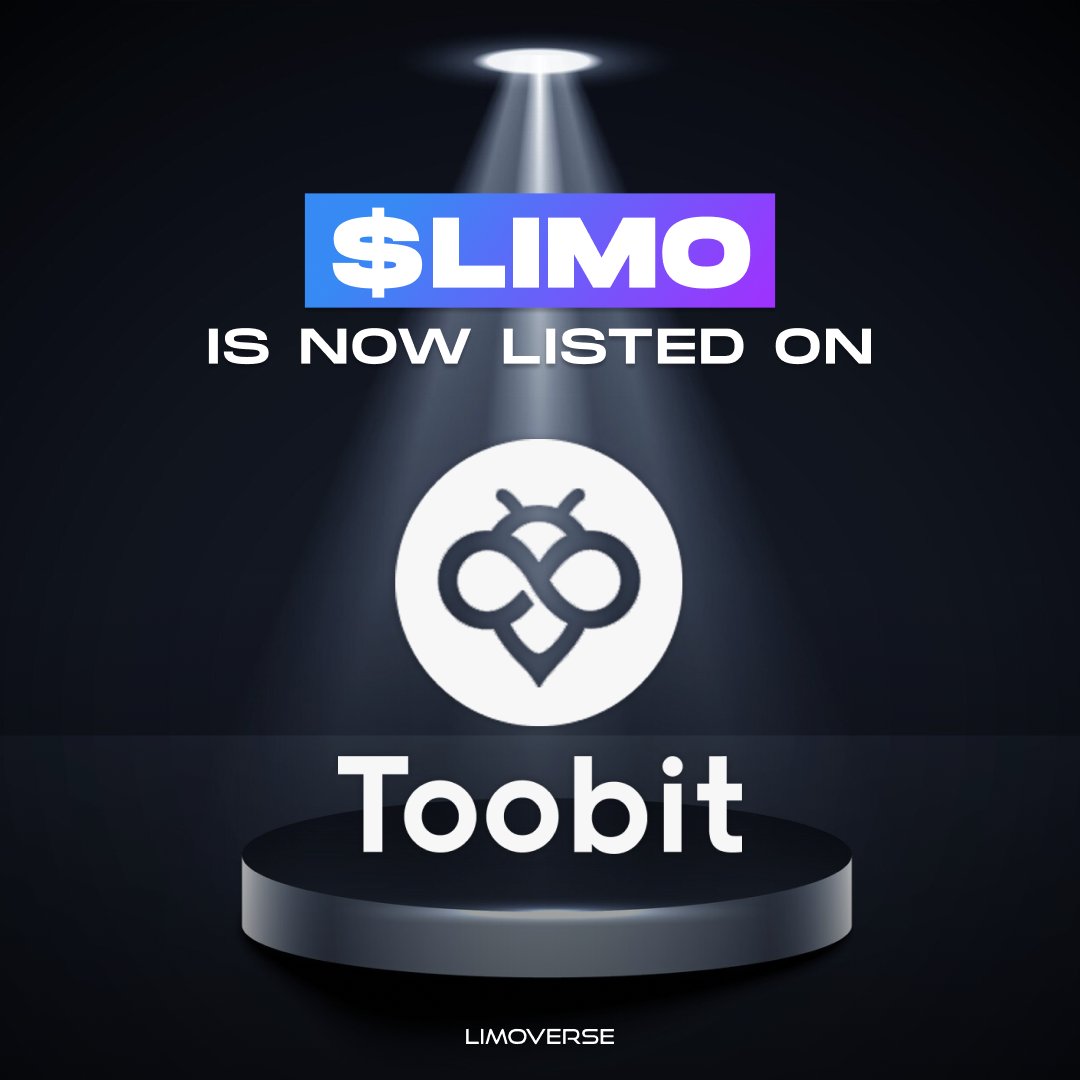 limoverseglobal's tweet photo. The moment has arrived! 🌐
$LIMO is officially listed on @Toobit_official exchange! 🚀📈
Enjoy our special pre-New Year's gift to you! 🌟💙
Sign up now:
https://t.co/6dFnDWEDS6 https://t.co/2VjpwWnIyu