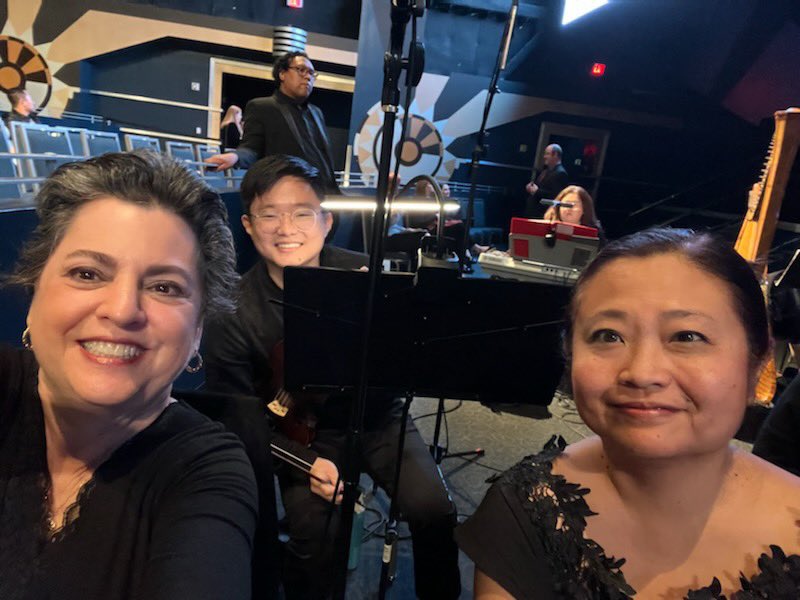 JoyceChenMD's tweet photo. #Nutcracker

Our 1st violin crew having a blast, fiddling away most of the 10K+ notes in our Nutcracker part with #symphonyirvine and the #anaheimballet ! #wheresthemasseuse https://t.co/jm4mXm8Ph3