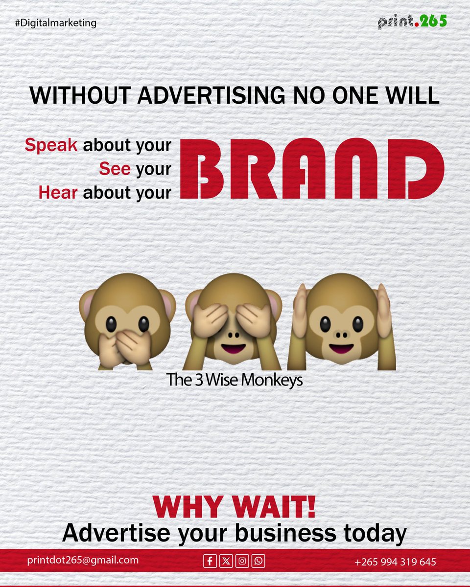 Build your brand with us, whether business or personal, we got you covered #DigitalMarketing #malawi #lilongwe