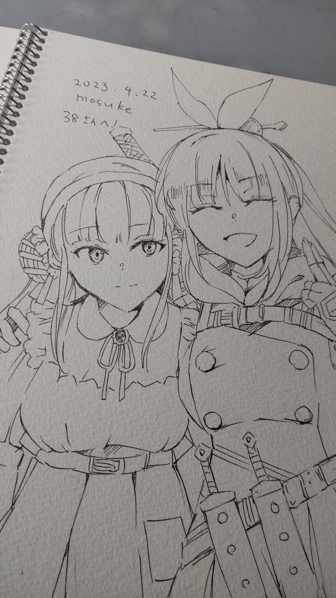 ちなスケブの本来の使い方は推しを描いてもらったりして集めるのが正しい使い方です🥷😃 