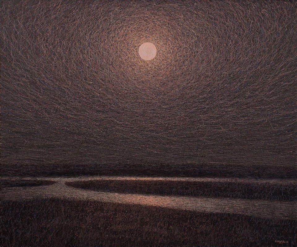 0zmnds's tweet photo. Ivan Stepanovich Marchuk 
Night in the Steppe https://t.co/XmFuiwKIHx