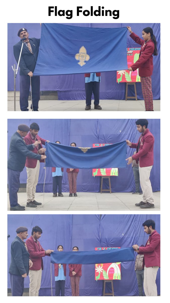 DavBrij's tweet photo. Day 2 of the Scouts & Guides camp sparked with excitement as the students gathered around a roaring campfire. Stretcher-making, bandage-tying, and a thrilling treasure hunt added to the unforgettable adventure with our scouts and guides! π₯ποΈπ #CampfireMagic https://t.co/K4LOjQ0grQ