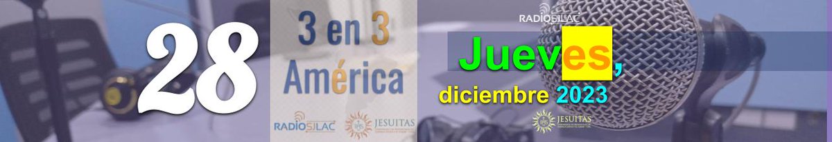 1) Masacre El Mozote y detención opositores El Salvador, 28 de diciembre. 3e3, América rrsjlac.blogspot.com/2023/12/la-mas…  2) Lima destino turístico; 3) Sindicatos argentinos enfrentan reformas Milei.   Bendición parejas homosexuales acogida  desigual Iglesia Latinoamericana.