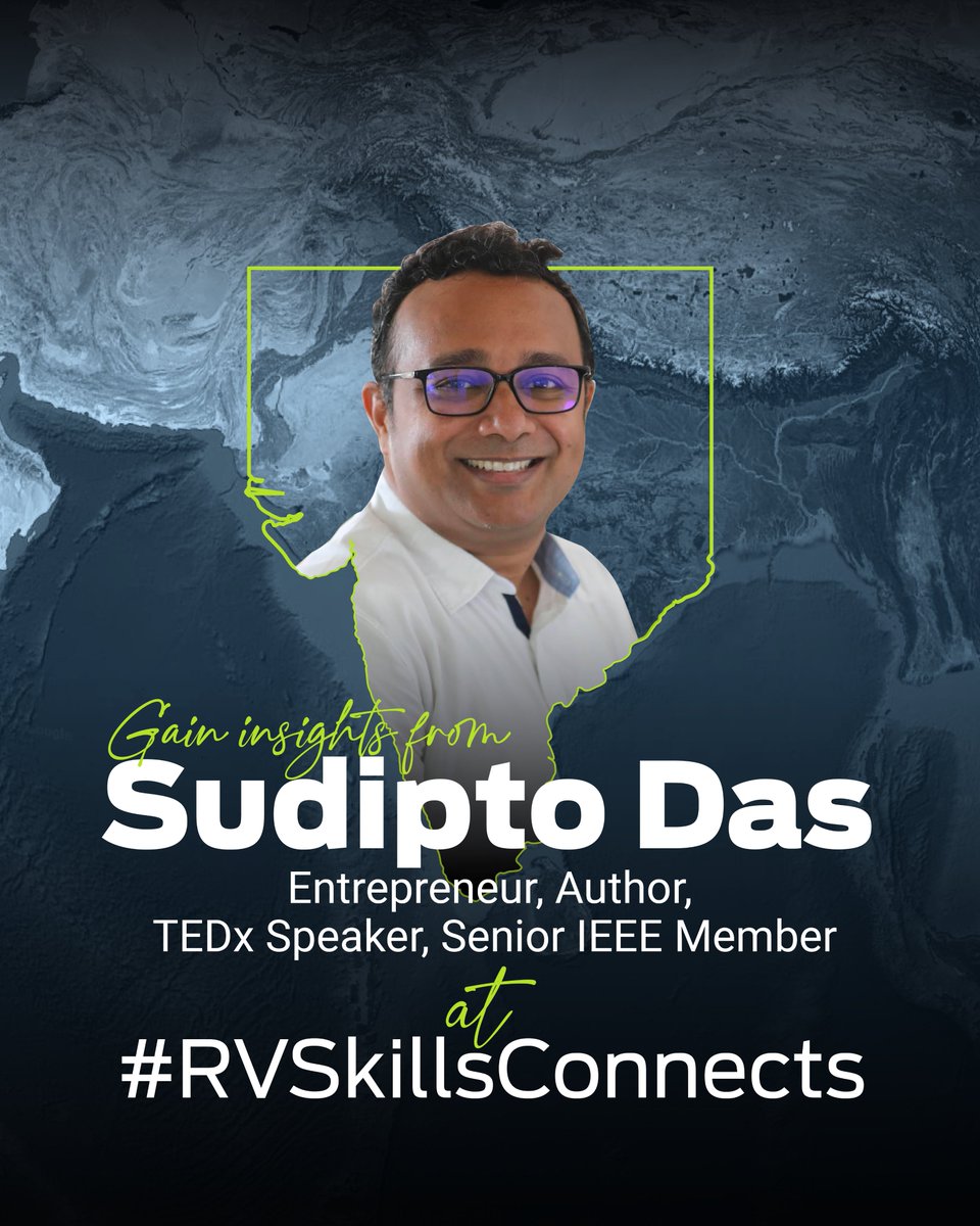RV_VLSI's tweet photo. Gain insights at #RVSkillsConnects with Sudipto Das, a senior IEEE member, bringing 27 years of professional experience in the hi-tech semiconductor industry. Secure your spot now &amp; get a chance to learn from his wealth of wisdom.
 To know more: https://t.co/GtZ6Hxitis https://t.co/VRoHyp1Lo3