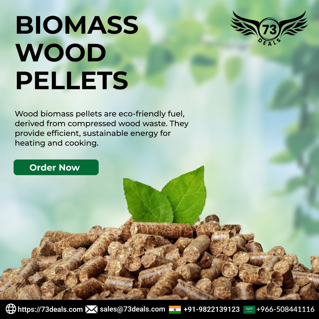 73Deals's tweet photo. 🌿Embrace Sustainability with 73Deals, premium quality biomass wood pellets
🤝join us in reducing carbon footprints. 
📞 +91 9822139123
📩 sales@73deals.com
🌐 https://t.co/smIZElylpy

#ImportExport #73Deals #biomasspellets #India #globalshipping  #import #export #woodpellets https://t.co/EbFFxDF8iO