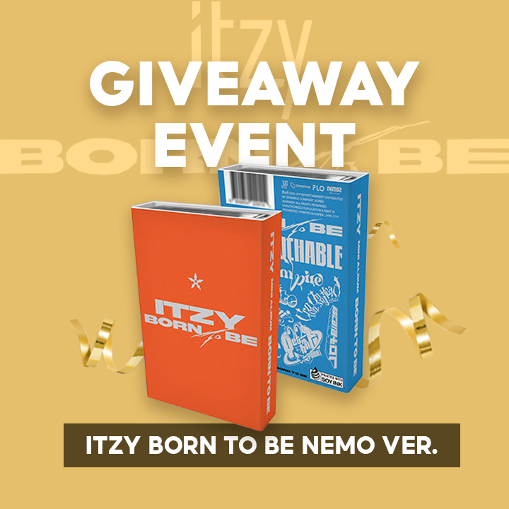 🎁KPOP FEVER #Giveaway Event  

ITZY [BORN TO BE] (Platform_NEMO ver.) 

To join: 
1. #Follow us  
2. #RT &amp; #like this tweet " #ITZY BORN TO BE" tweet  
3. Comment &amp; tag more than 2 with your country     

The winner will be announced on the JAN. 8TH
 #KpopFever #Shopee