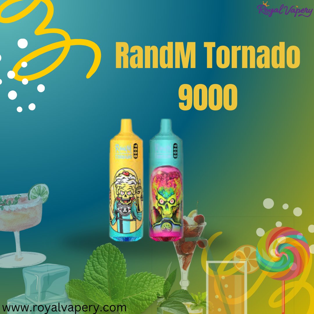 Royalvaperuk's tweet photo. Ride the flavor storm with RandM Tornado 9000 Puffs Disposable Vape. Unleash the whirlwind of satisfaction in every puff!
Visit today and grab yours now https://t.co/ga93KtyFJx

#9000puffs #randm #royalvapery #disposablevape #london #trending #vapequality #ukvapes https://t.co/w8rkSmC6lY