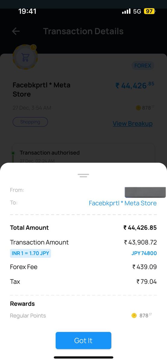 krizxrofficial's tweet photo. @ashu12100 Had the same experience on my wife's card. Don't know what's up with OneCard. @OneCardHelp Please look into the issue. I have emailed last evening, and I expected a prompt response by now, but nothing yet. https://t.co/9pb0wMo079