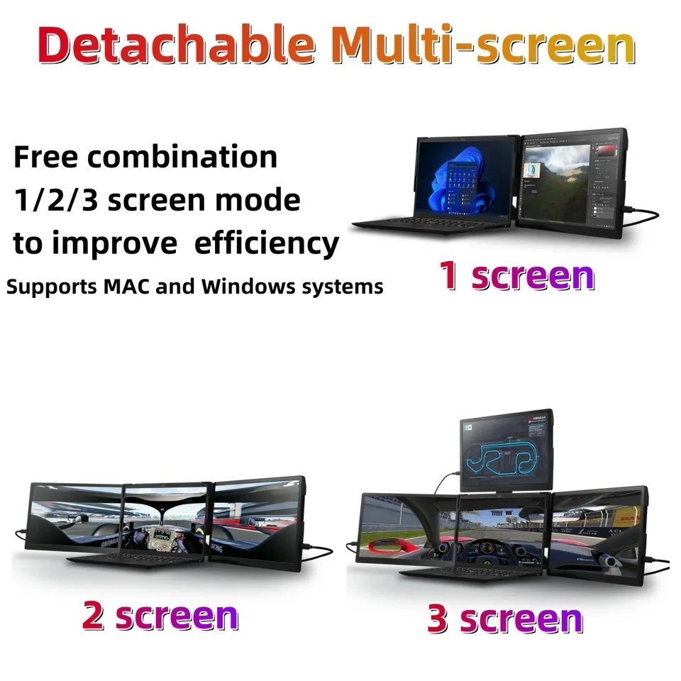 onlmarkt's tweet image. Wholesale 13.3 inch 2 IPS Full View Portable #Monitors Foldable #Triscreen Extended #Laptop Screen

s.click.aliexpress.com/e/_omR0LE8