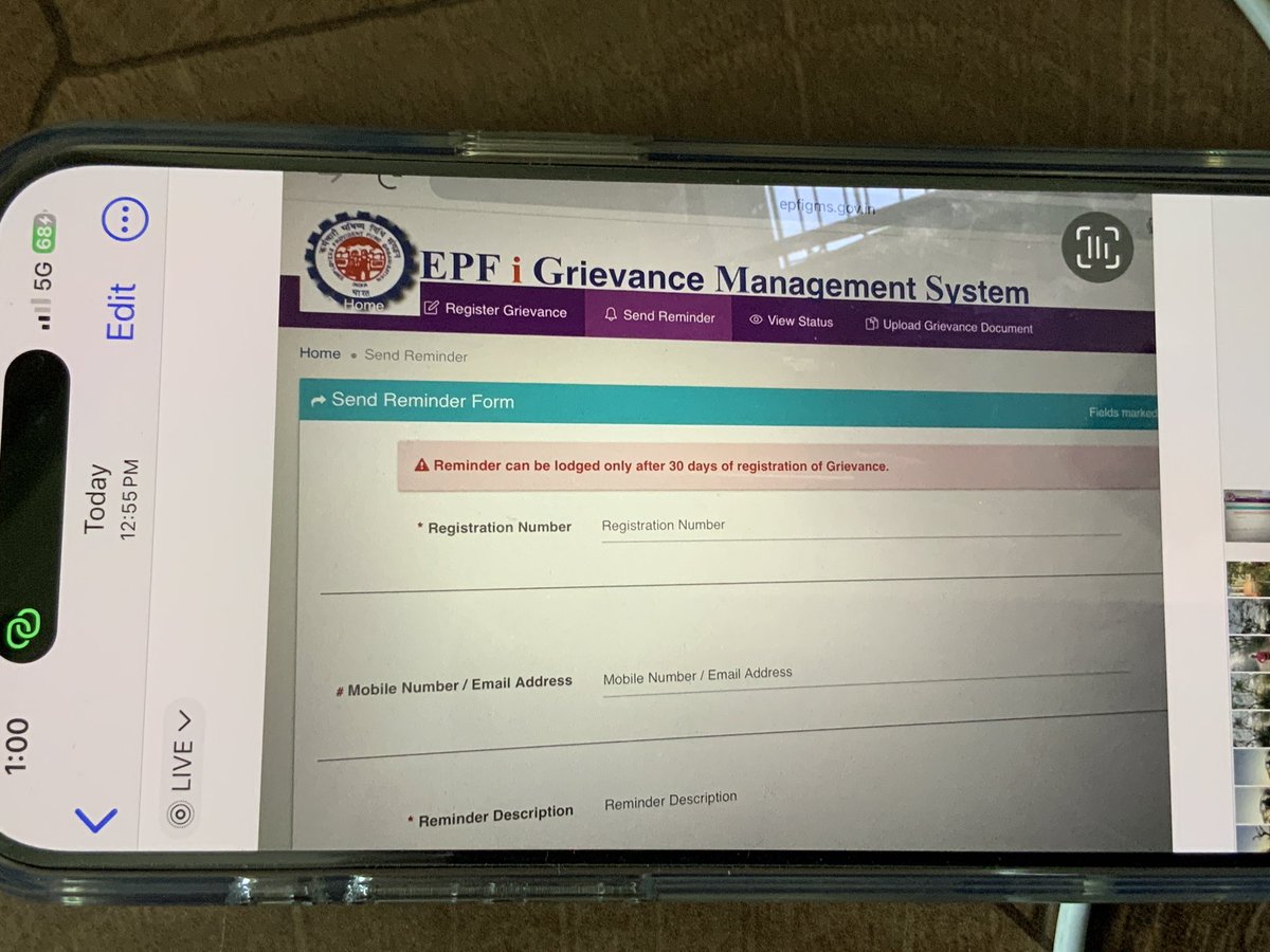 jashingwekar's tweet photo. #Provident fund #finance minister @nsitharamanoffc 
My EPS was not transferred to new establishment back in 2008 and I realised post retirement that no monies are coming.  Case taken up with my old office, PSU and matter is pending with EPFO for almost a year. Lodged a grievance https://t.co/nBtqplT8UC