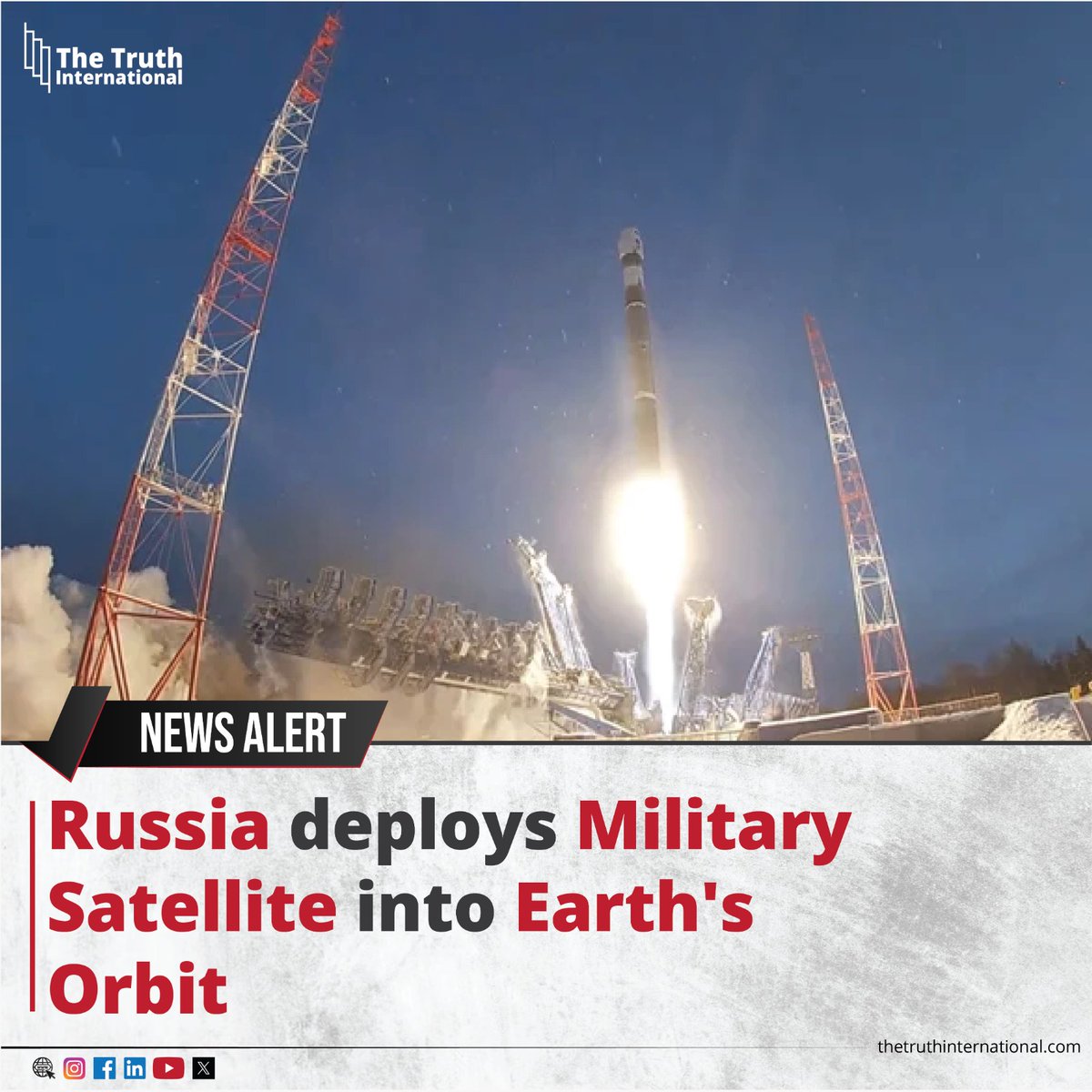 ttimagazine's tweet image. Russia deploys military satellite into earth's orbit

For Detail
thetruthinternational.com

#russia #deploys #military #satellite #earths #orbit #tti #thetruthinternational #ttimagazine