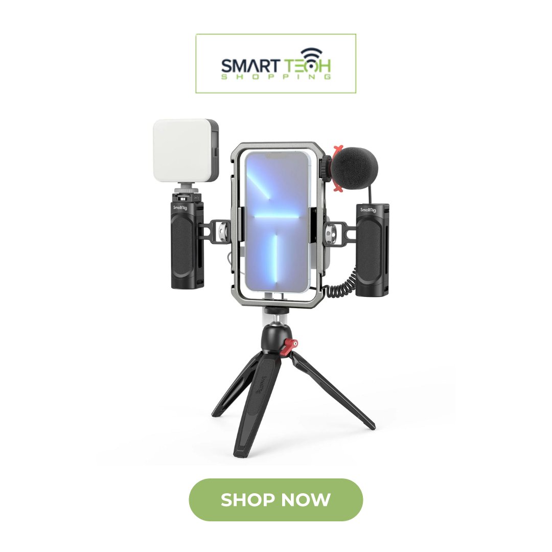 Smarttechshoppe's tweet image. Elevate Your Vlogging Game with SmallRig Universal Video Kit

#VideoKit #VloggingSetup #SmartphoneAccessories #SmartTech #ContentCreation #LiveStreaming #MobileVideo 

Shop now: smarttechshopping.com/collections/sm…