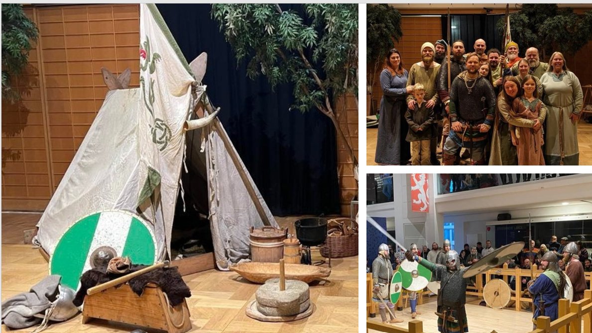 TheVikingsUK's tweet photo. A look ahead to this weekends event 30-31 Dec @Royal_Armouries  with our local group @ormsheim 
 showcasing a small encampment and combat displays, live from 10-4pm both days. Tickets can be booked via the Royal Armouries website https://t.co/foKq6bZKuo https://t.co/QtSSuB7YMg