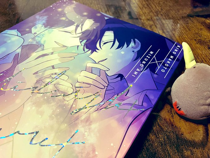 届いてました! タイトルキラキラ良すぎる〜おしゃれ! 裏表紙の色味がすごい好み