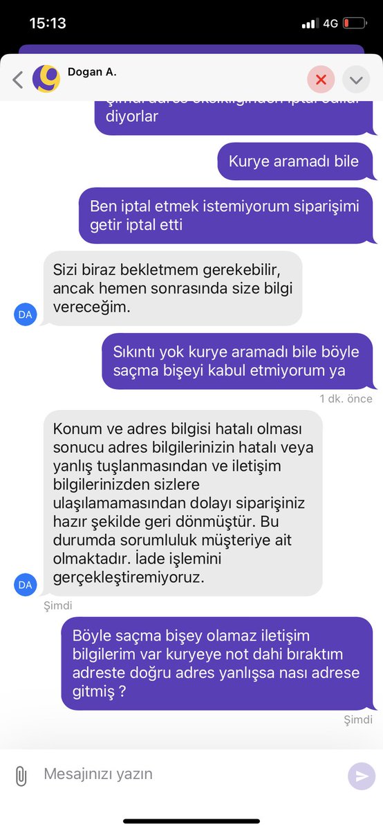 buketsahnn's tweet photo. #getir berbatsınız. Pardon ama verdiğim siparişi girdiğim doğru adrese rağmen siparişi alıp adrese gidip adres yanlış deyip siparişi iptal edip paraya çökmek ne demek ? @NazimSalur  Kuryeniz aramadı bile ? Ayrıca not bile bıraktım kuryeye telefon numarası için https://t.co/D4kl65v3Yp