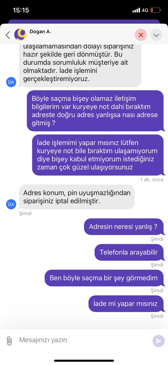 buketsahnn's tweet photo. #getir berbatsınız. Pardon ama verdiğim siparişi girdiğim doğru adrese rağmen siparişi alıp adrese gidip adres yanlış deyip siparişi iptal edip paraya çökmek ne demek ? @NazimSalur  Kuryeniz aramadı bile ? Ayrıca not bile bıraktım kuryeye telefon numarası için https://t.co/D4kl65v3Yp