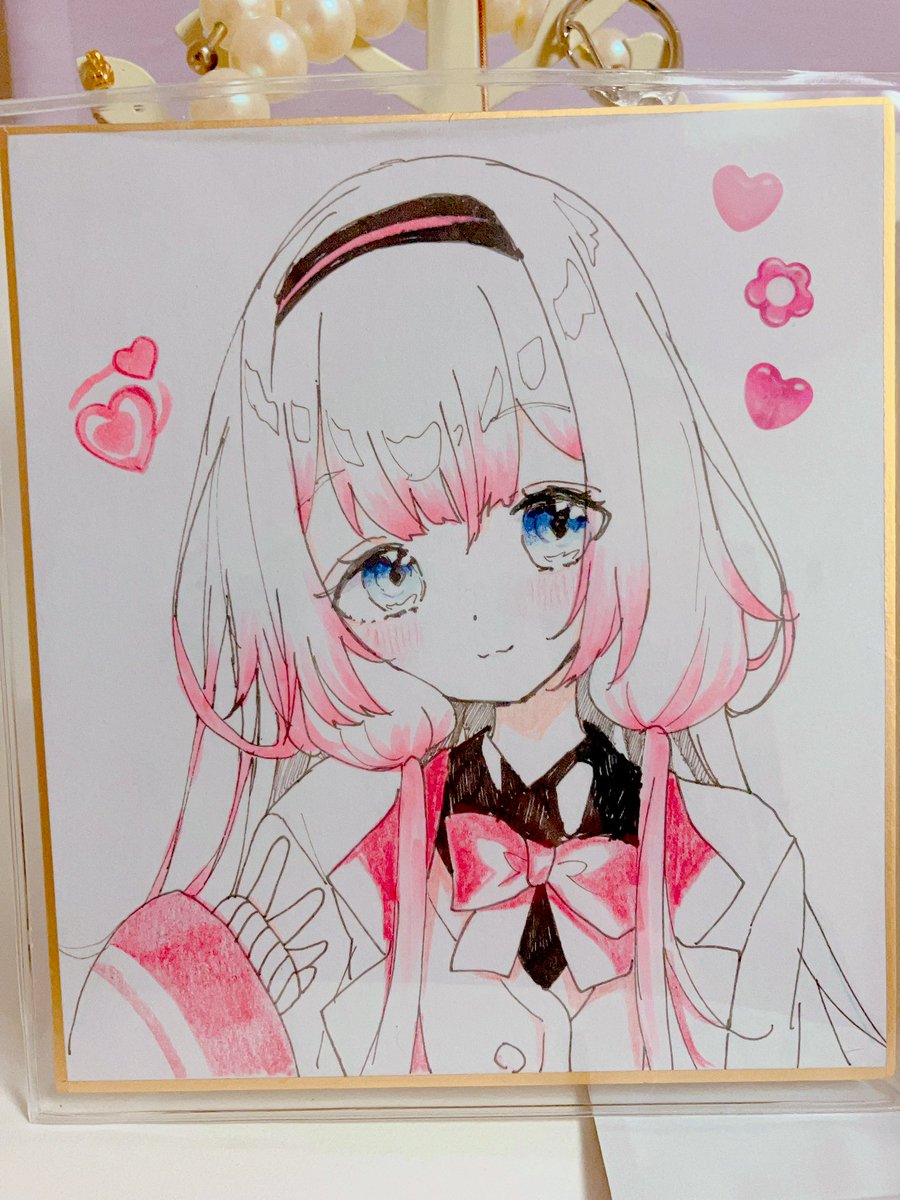 「ンゴちゃんの色紙です」|さくら兎れみのイラスト