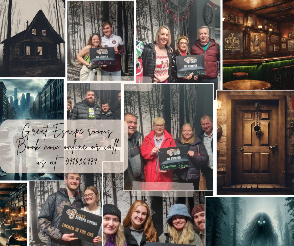 GR8EscapeRooms's tweet image. Unlock the thrill, crack the codes, and escape the ordinary. Dare to conquer our escape room challenge! 🔐🚪 #EscapeTheOrdinary #PuzzleMasters