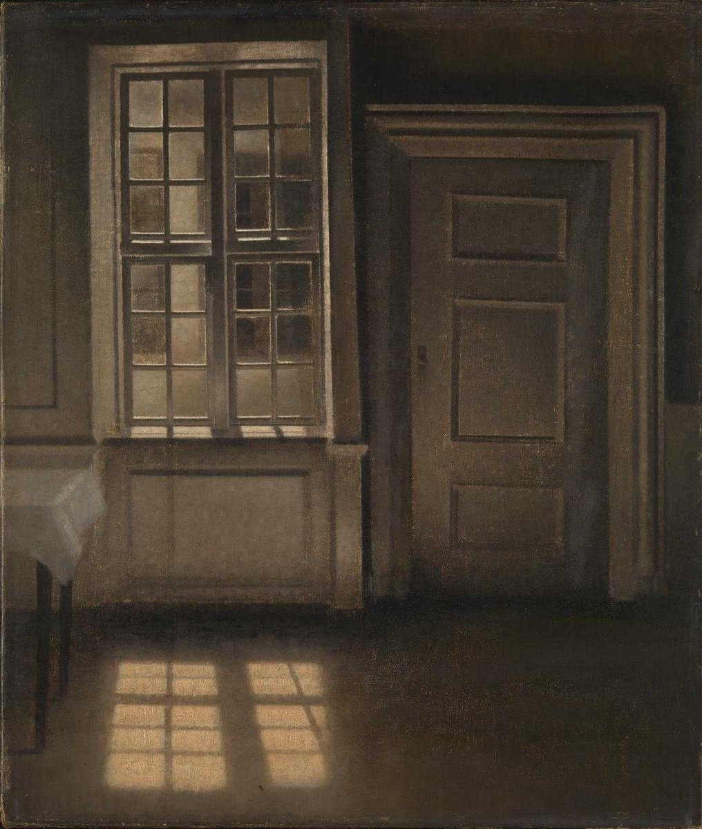 JulietBlaxland's tweet photo. #OldRec, after Vilhelm Hammershoiโฆ ๐ฟ๐๐ https://t.co/ouFPNXHfab