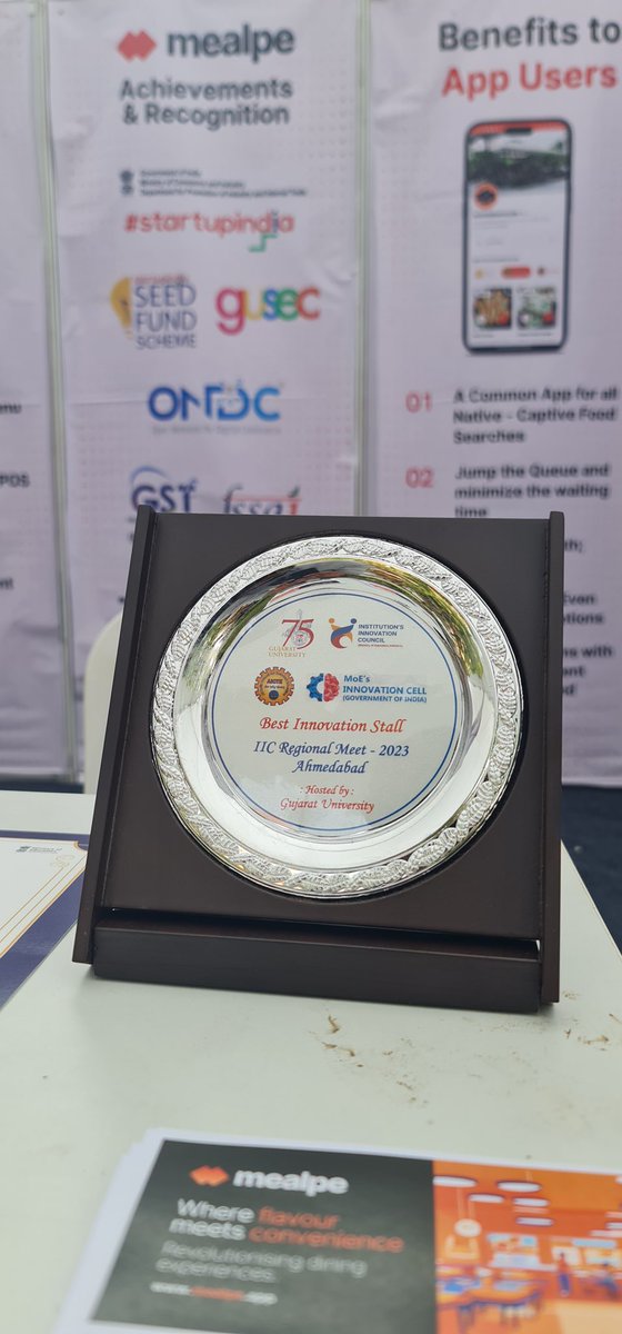 mealpe_app's tweet photo. Proud moment at the IIC Regional Meet 2023! 🙌🏼 Thrilled to be recognized by the Government of India for our startup Mealpe. 🌟 Grateful for this incredible achievement! 🏆 #IICRegionalMeet2023 #GovernmentRecognition #StartupPride #mealpe https://t.co/IXS8C9tmdx