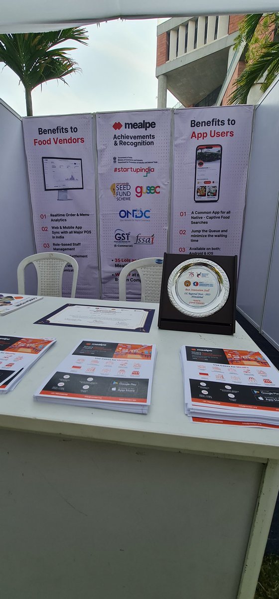 Proud moment at the IIC Regional Meet 2023! 🙌🏼 Thrilled to be recognized by the Government of India for our startup Mealpe. 🌟 Grateful for this incredible achievement! 🏆 #IICRegionalMeet2023 #GovernmentRecognition #StartupPride #mealpe