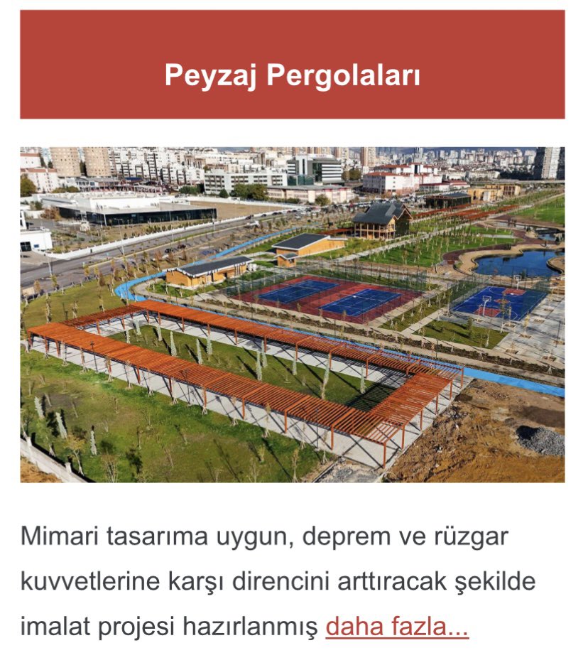 2023 Yılı Bültenimiz yayında
Batıkent Rekreasyon Alanı Projesi'nin, tüm imalat ve montaj detaylarını inceleyebilirsiniz. 
#asmazahsapkarkasyapilar #asmazahsap #ankara #batikentrekreasyon
ahsapkarkas.com/newsletter/all…