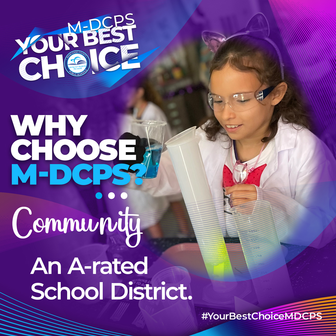 .@MDCPS has, once again, achieved an A rating as a School District. This is due to the unwavering dedication of our students, educators, and staff. Together, we can continue to set the standard for excellence in education. #YourBestChoiceMDCPS