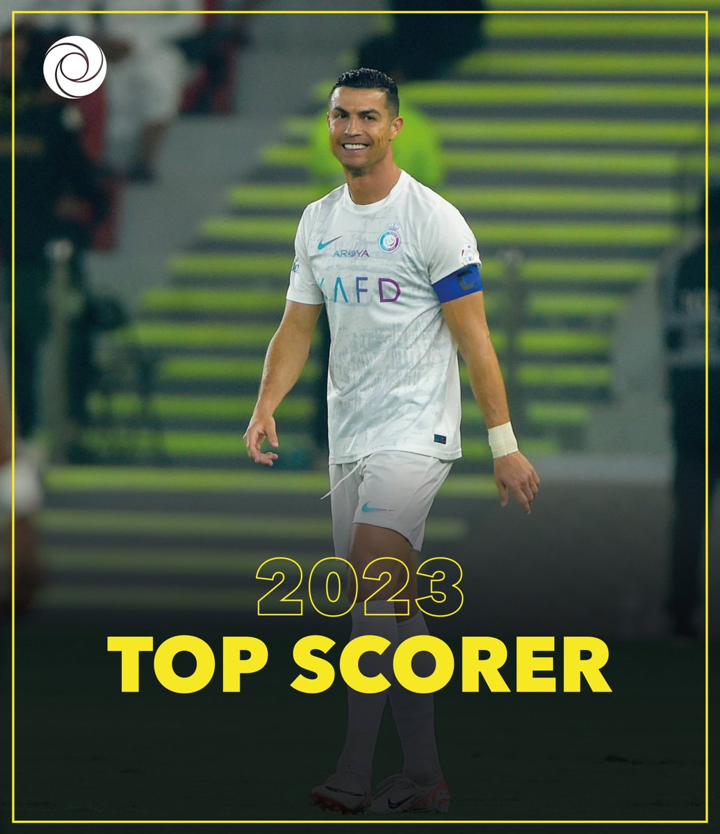 betzuscom's tweet photo. ⚽ Class is Permanent 😎 Cristiano Ronaldo is set to wrap up 2023 as the Top Scorer #CR7 

#betzus #betonbetzus #Football #AlNassr #Goals @Cristiano https://t.co/Xj4HcrDv5y